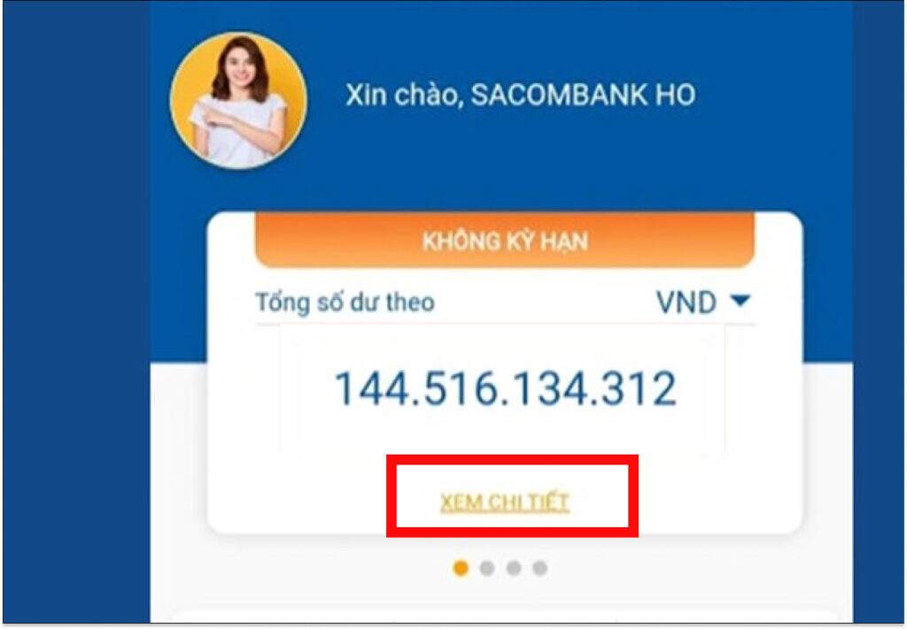 Hướng dẫn tra cứu số tài khoản Sacombank trên app iSacombank
