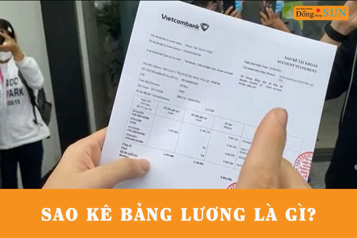 Sao kê lương là gì?