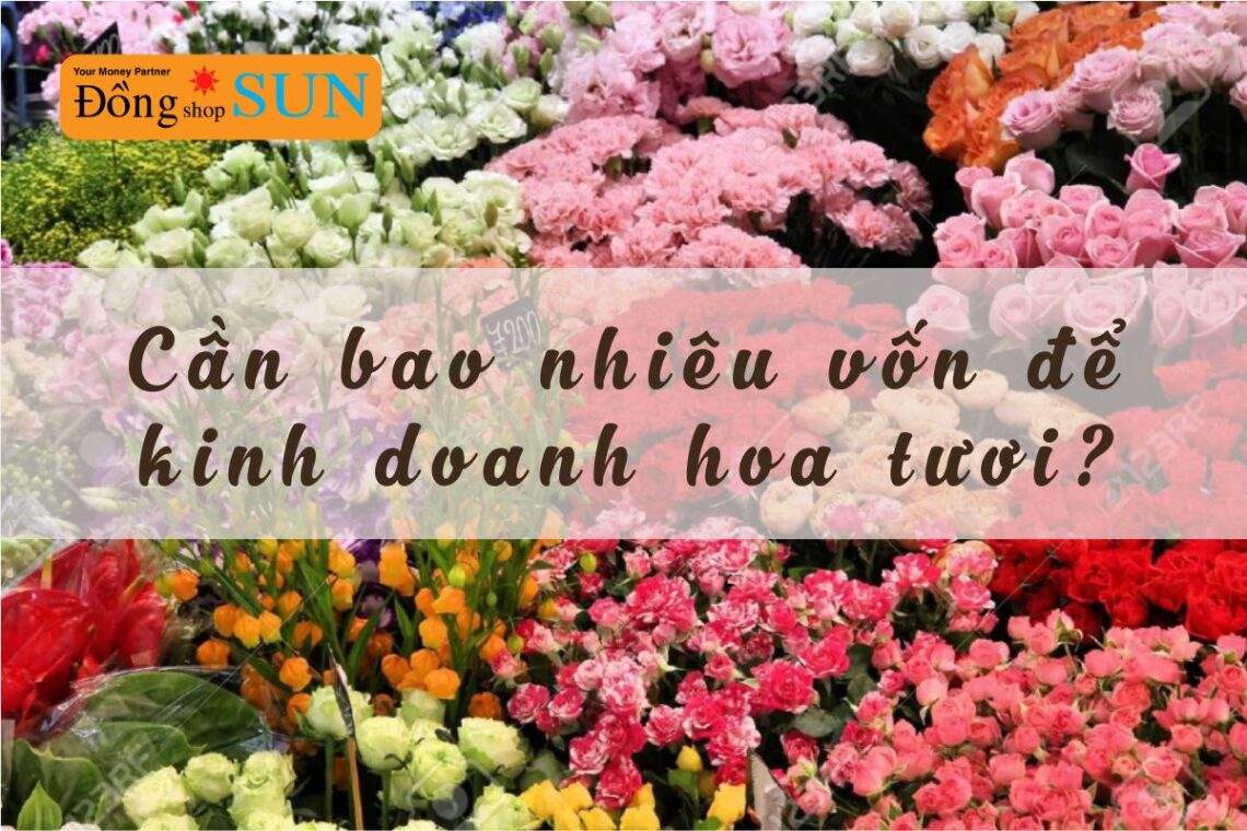Cần bao nhiêu vốn để kinh doanh hoa tươi?