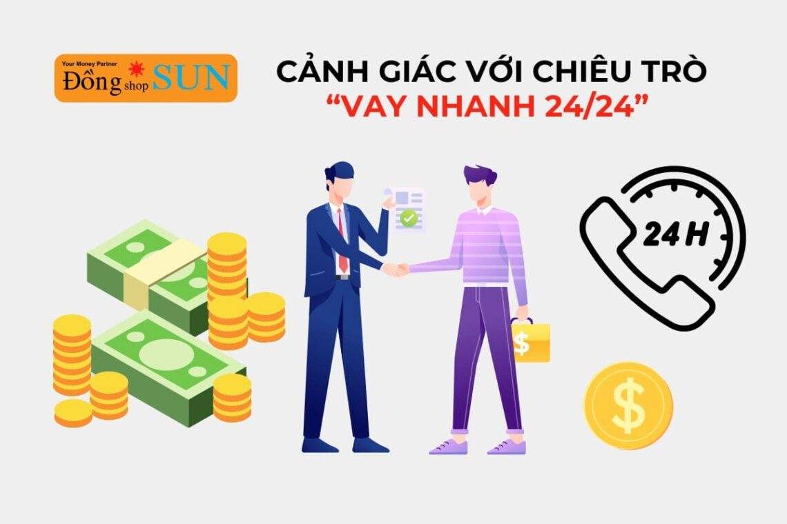 Cảnh giác với chiêu trò “Vay nhanh 24/24” từ tín dụng đen
