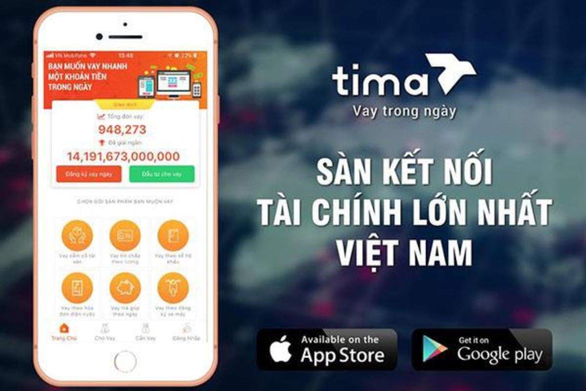 Tima là ứng dụng vay tiền trực tuyến trên iOS được tin cậy