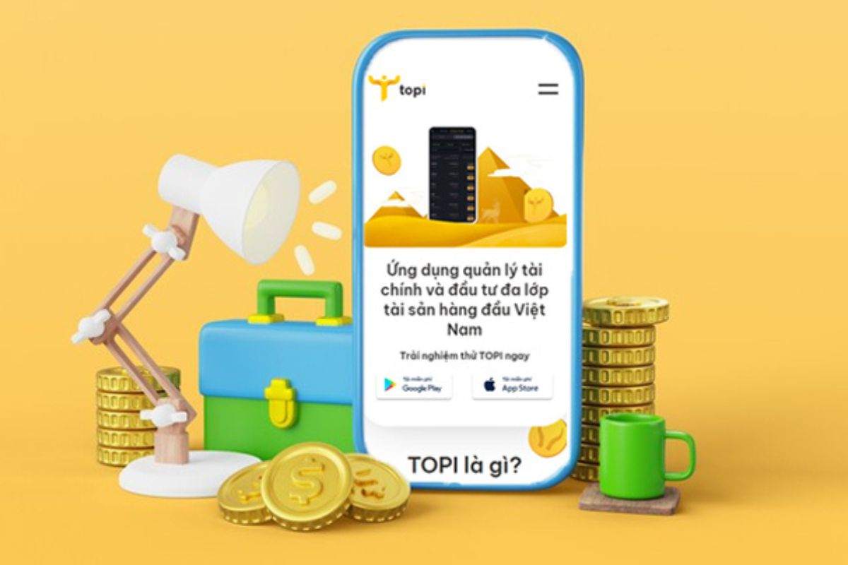 TOPI là ứng dụng tài chính giúp người dùng đầu tư và tích lũy tài