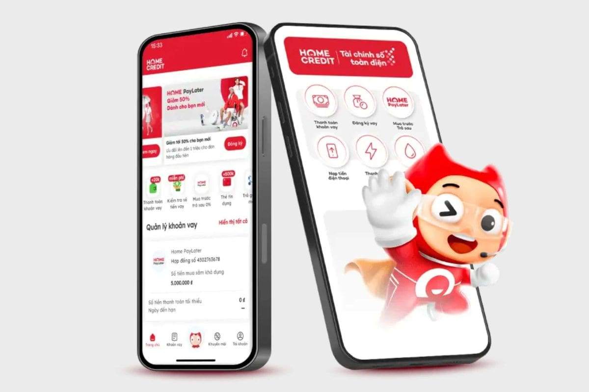 Ứng dụng vay tài chính hàng đầu hiện nay - Home Credit