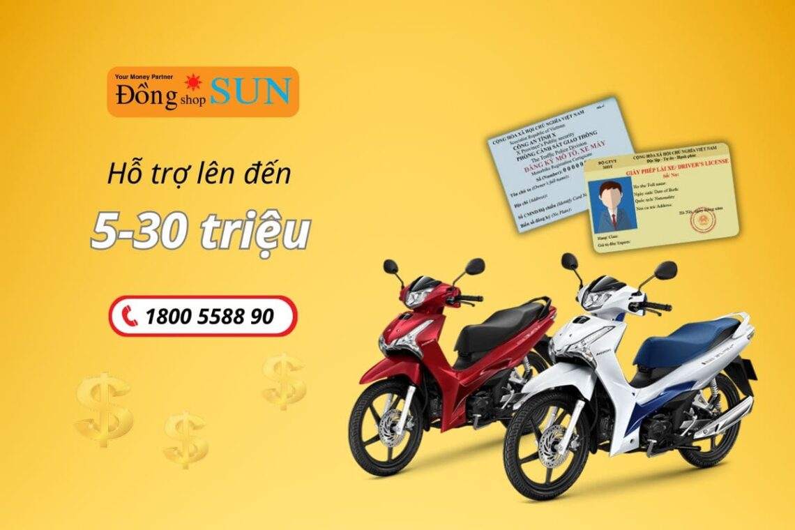Cầm cavet xe máy TPHCM uy tín, lãi suất cạnh tranh, giải ngân nhanh