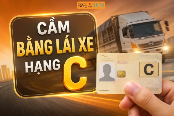 Cầm bằng láy xe hạng C