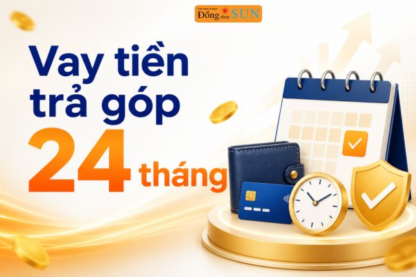 Vay tiền trả góp 24 tháng