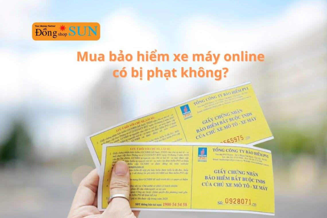 [Giải đáp] mua bảo hiểm xe máy online có bị phạt hay không?