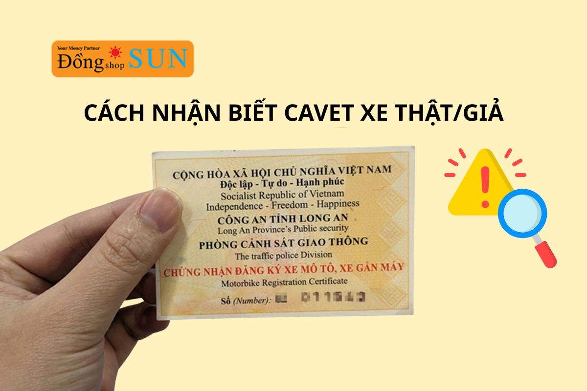 6 Cách nhận biết cavet xe giả chuẩn xác và tránh bị lừa