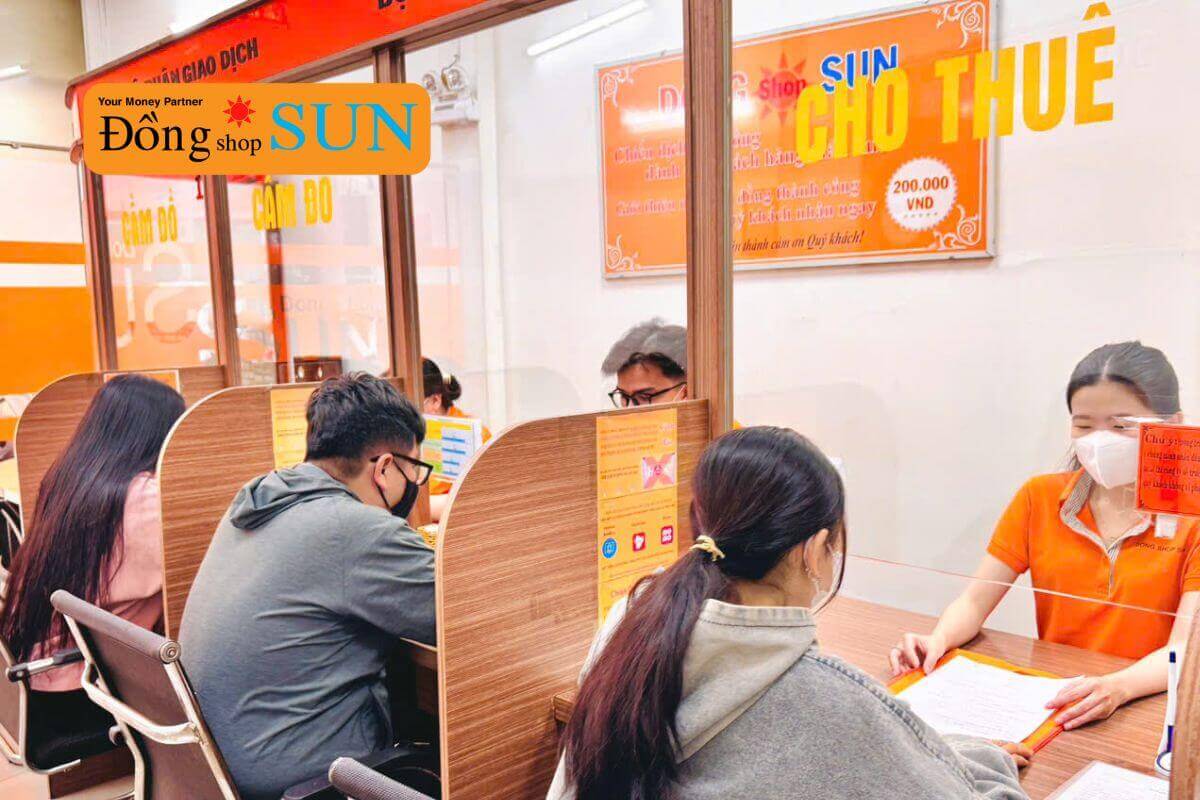 Dịch vụ vay tiền cầm đồ Dong Shop Sun