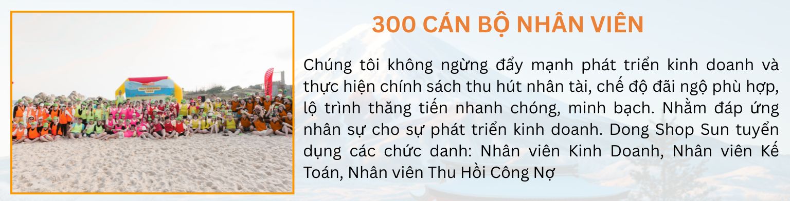 300 cán bộ nhân viên