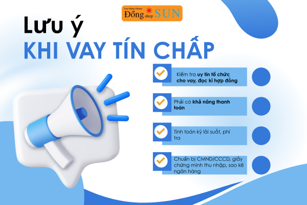 Lưu ý khi vay tín chấp