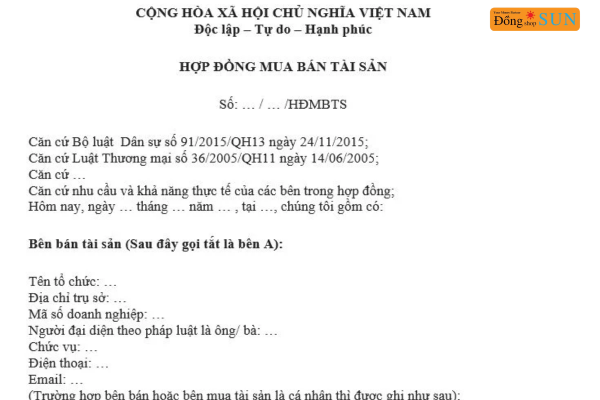 Có đầy đủ giấy tờ liên quan