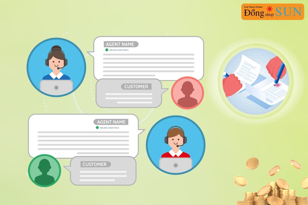 Hợp đồng sẽ có đầy đủ thông tin của 2 bên