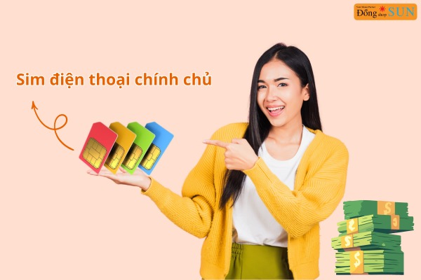 Vay tín chấp qua sim điện thoại chính chủ