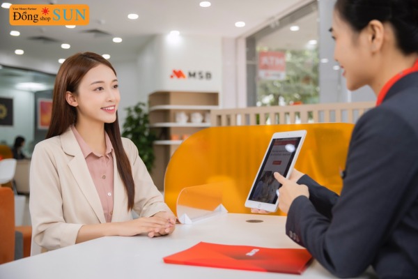 Vay trực tiếp tại quầy giao dịch