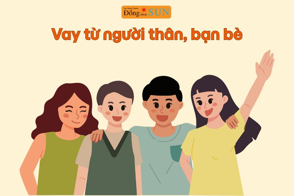 Vay từ người thân, bạn bè