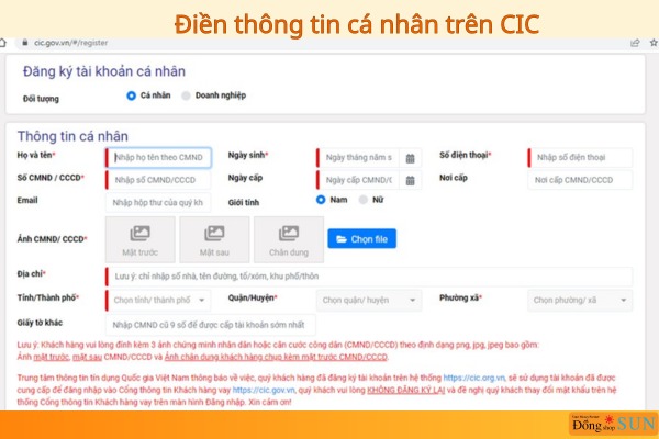 Kiểm tra nợ xấu trên máy tính