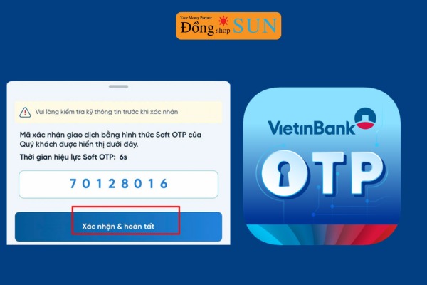 Mã OTP rất quan trọng