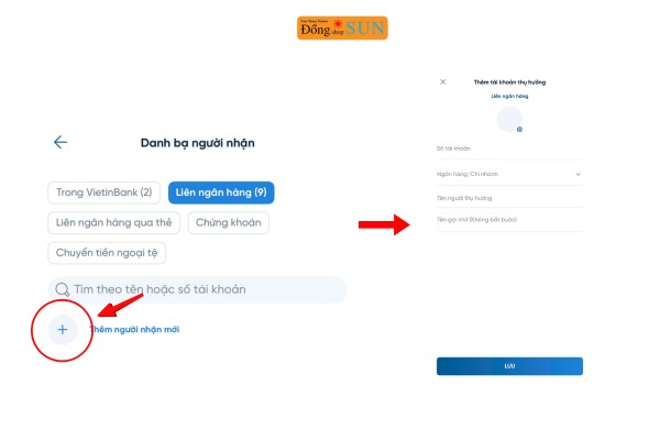 Hướng Dẫn Cách Lưu Danh Bạ Thụ Hưởng Trên VietinBank iPay