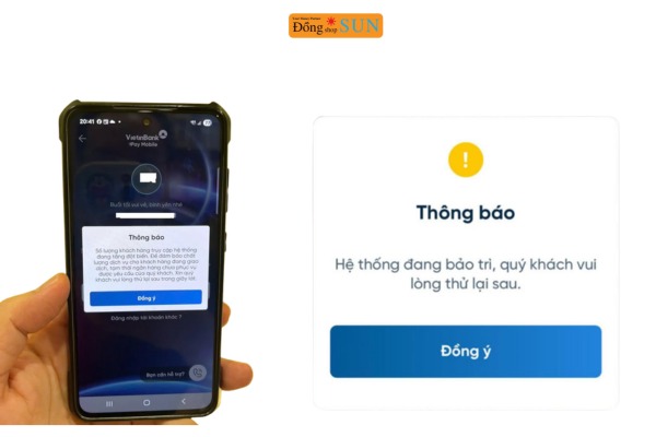 Lỗi từ phía hệ thống Ngân hàng