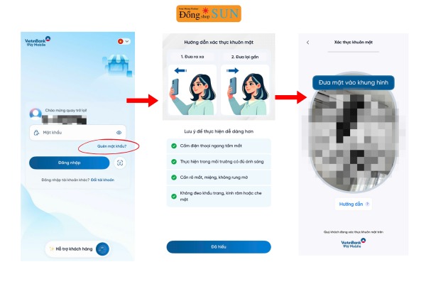 Cách lấy lại mật khẩu trên app Vietinbank iPay khi bị quên