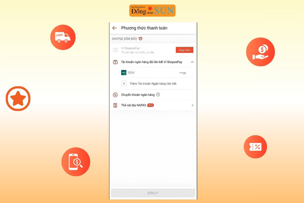 Lựa chọn phương thức giao dịch