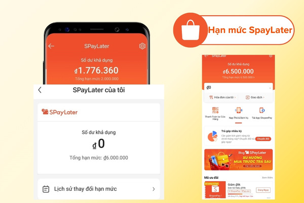 Hạn mức Spaylater cho từng người