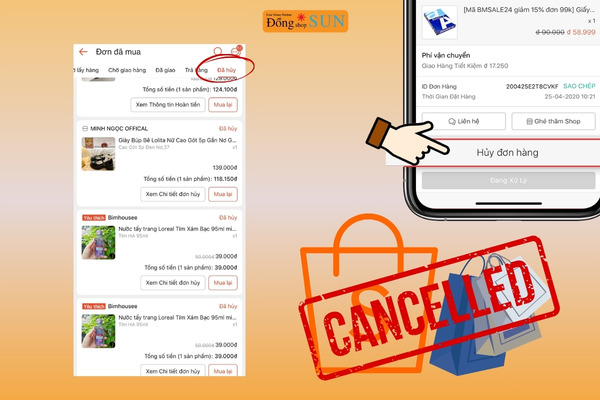 Tỷ lệ hủy đơn cao