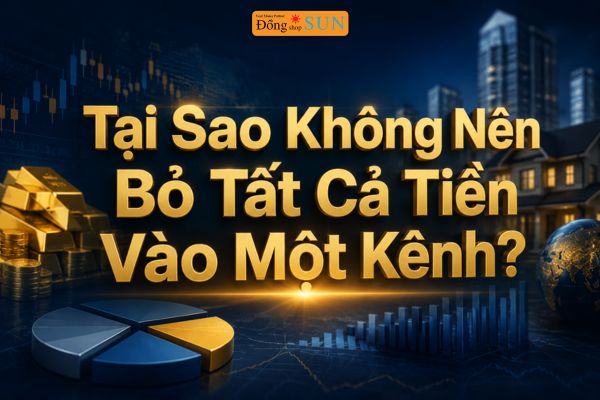 Tại sao không nên bỏ tất cả các tiền vào 1 kênh đầu tư