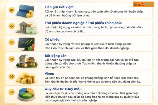 Các loại tài sản đầu tư