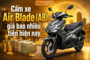 Cầm xe Air Blade (AB) giá bao nhiêu tiền hiện nay