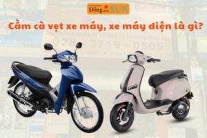 Cầm cà vẹt xe máy, xe máy điện là gì?
