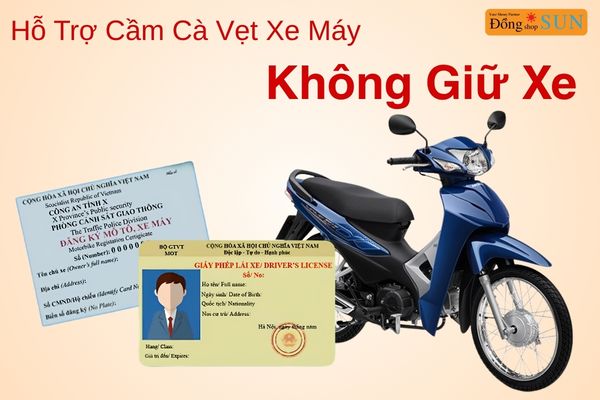 Dong Shop Sun Hỗ Trợ Cầm Cà Vẹt Xe Máy Không Giữ Xe