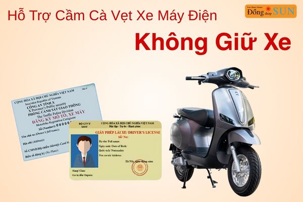 Dong Shop Sun Hỗ Trợ Cầm Cà Vẹt Xe Máy Điện Không Giữ Xe