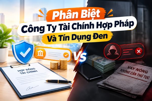 Phân Biệt Công Ty Tài Chính Hợp Pháp Và Tín Dụng Đen